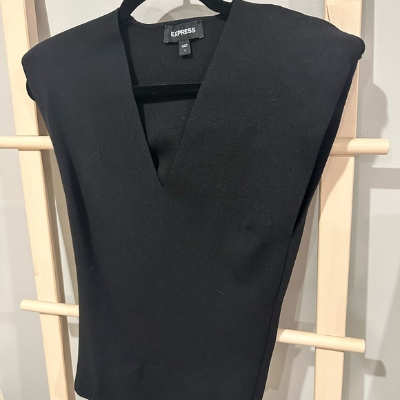 Express Tops - SUMMER SALE Express Women's Black Sleeveless Sweater Thong Bodysuit SALE!